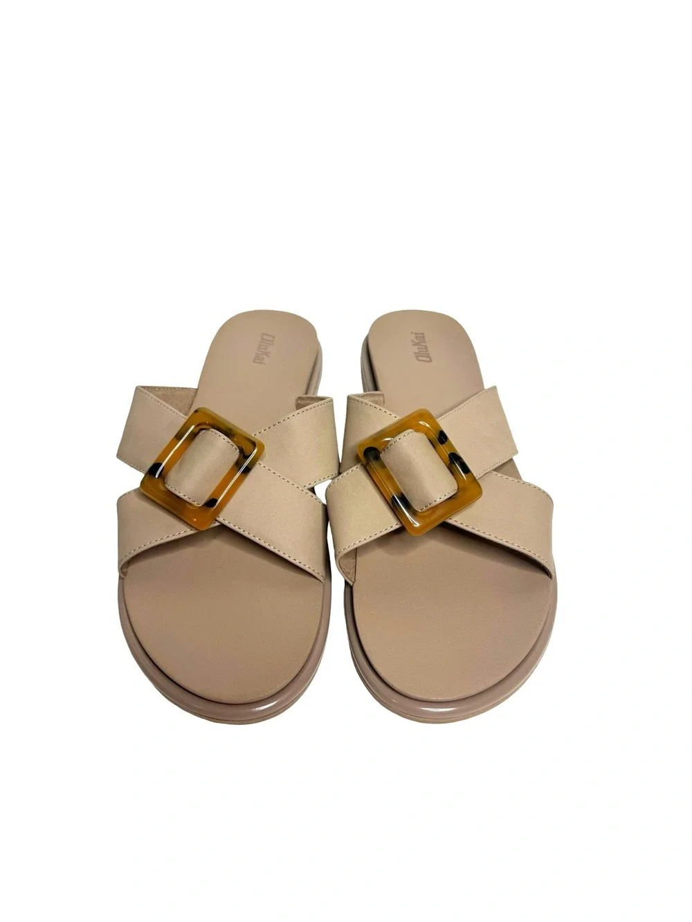Olukai | La’i Slide Sandal in Taupe 11